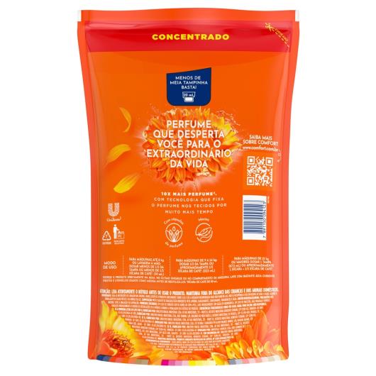 Amaciante Concentrado Comfort Energia Floral Refil 900ml - Imagem em destaque
