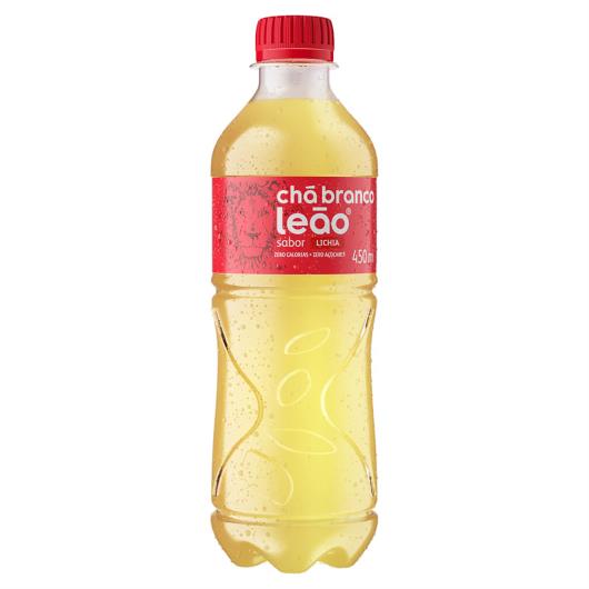 Chá Branco Lichia Zero Açúcar Leão Garrafa 450ml - Imagem em destaque