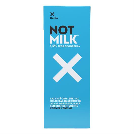 Bebida Vegetal Semidesnatado Not Milk Caixa 1l - Imagem em destaque