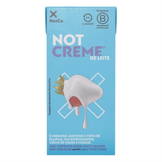 Creme de Leite Zero Lactose Not Creme Caixa 200g 200ml - Imagem em destaque