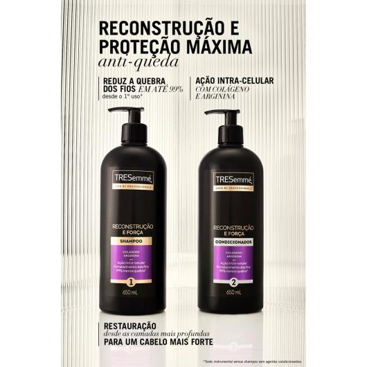Shampoo reconstrução e força Tresemmé 650ml - Imagem em destaque