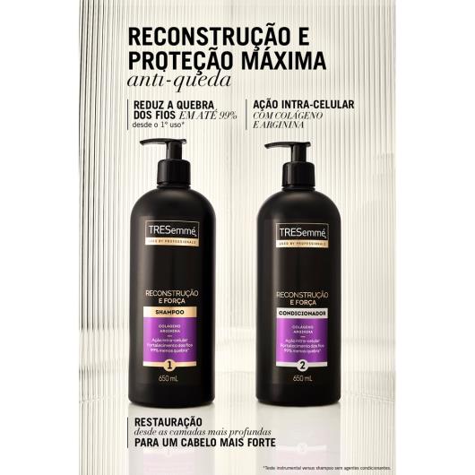 Condicionador reconstrução e força Tresemmé 650ml - Imagem em destaque