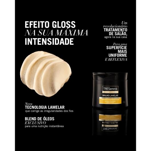 Máscara de Tratamento Tresemmé Brilho Lamelar Pote 400g - Imagem em destaque