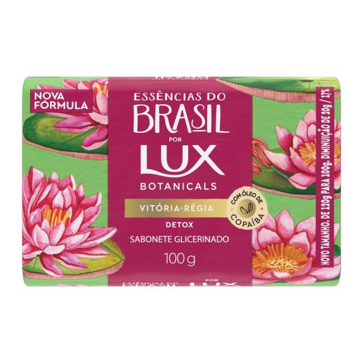 Sabonete Barra Glicerinado Vitória-Régia Lux Botanicals Essências do Brasil Envoltório 100g - Imagem em destaque