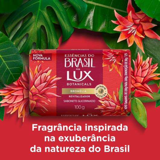 Sabonete Barra Glicerinado Bromélia Lux Botanicals Essências do Brasil Envoltório 100g - Imagem em destaque