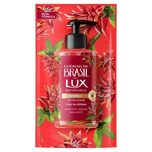 Sabonete Líquido de Glicerina para as Mãos Bromélia Lux Botanicals Essências do Brasil Sachê 240ml - Imagem em destaque