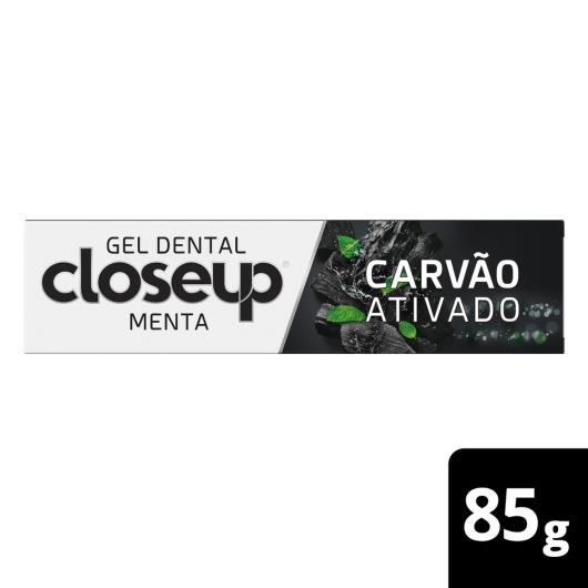 Gel Dental Carvão Ativado Menta Close Up 85g - Imagem em destaque