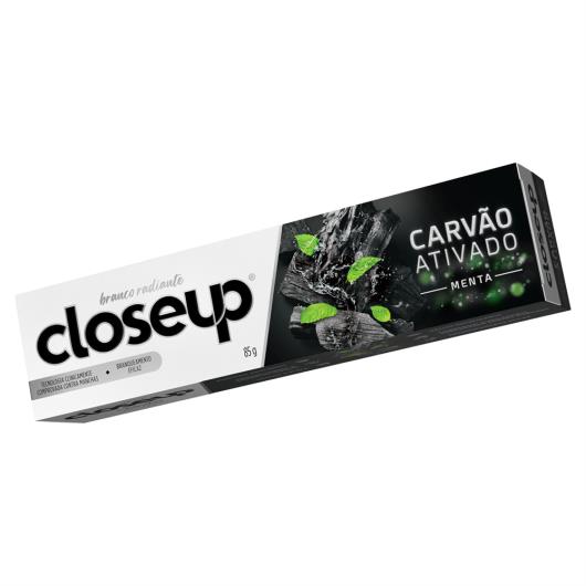 Creme dental carvão ativado menta Close Up 85g - Imagem em destaque