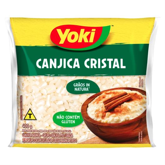 Canjica de Milho Branca Tipo 1 Cristal Yoki Pacote 400g - Imagem em destaque