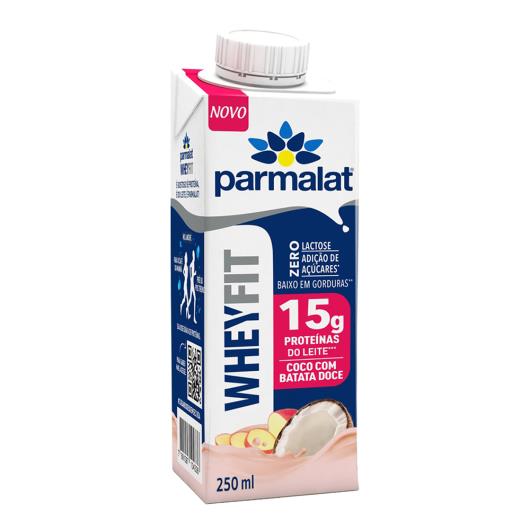 Bebida Láctea Wheyfit Coco com Batata-Doce 15g de Proteínas Zero Lactose Parmalat Caixa 250ml - Imagem em destaque