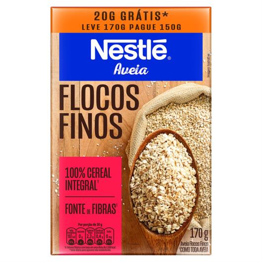 Aveia em Flocos Finos Nestlé Caixa Leve 170g Pague 150g - Imagem em destaque