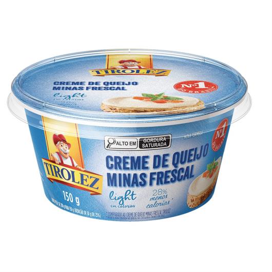 Creme de Queijo Minas Frescal Light Tirolez Pote 150g - Imagem em destaque