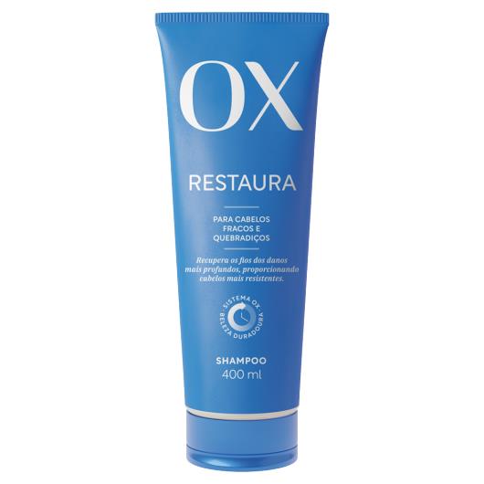 Shampoo OX Cosméticos Restaura Bisnaga 400ml - Imagem em destaque
