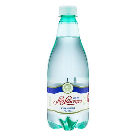 Água Mineral Natural sem Gás São Lourenço Garrafa 510ml - Imagem em destaque