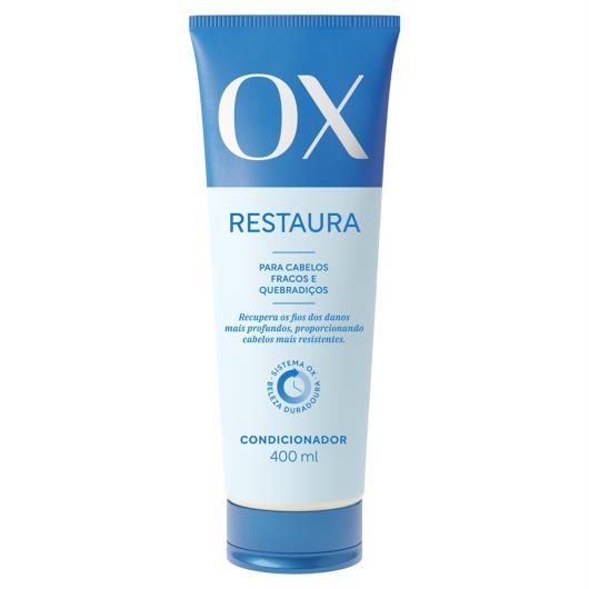 Condicionador OX Cosméticos Restaura Bisnaga 400ml - Imagem em destaque