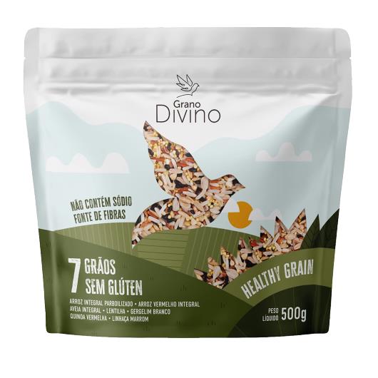 Arroz Grano Divino 7 Graos Healthy Grain 500g - Imagem em destaque