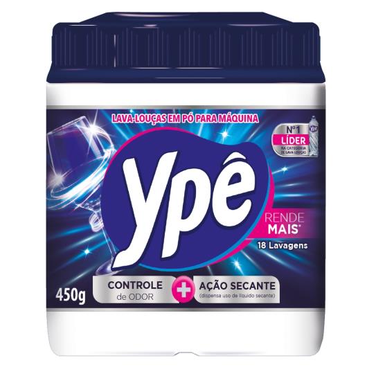 Lava-Louças com Secante Pó para Máquina de Lavar Louças Ypê Pote 450g - Imagem em destaque