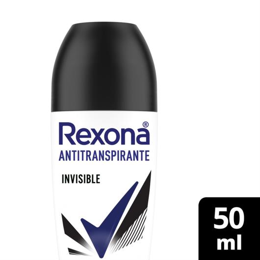 Antitranspirante Roll-On Invisible Rexona 50ml - Imagem em destaque