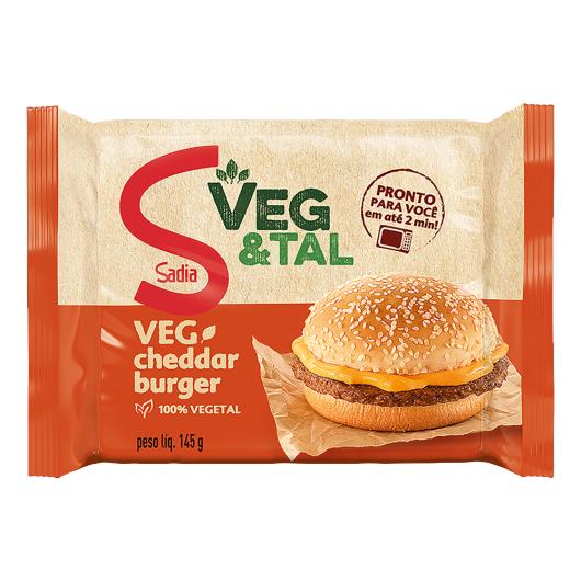 Sanduíche Vegetal Cheddar Sadia Veg&Tal Pacote 145g - Imagem em destaque