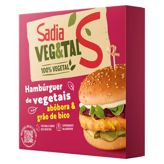Hambúrguer Vegetal Abóbora & Grão-de-Bico Sadia Veg&Tal Caixa 113g - Imagem em destaque
