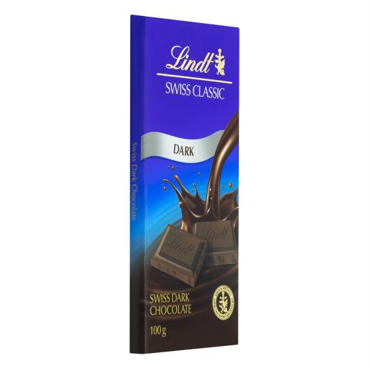 Chocolate Suíço Amargo Lindt Swiss Classic Cartucho 100g - Imagem em destaque