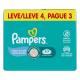 Pack Lenço Umedecido Cuidado de Bebê Pampers Pacote Leve 4 Pague 3 Unidades - Imagem 7500435231701-01.png em miniatúra