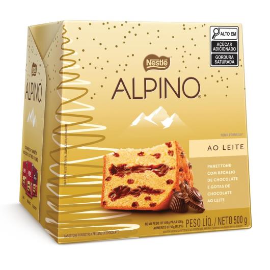 Panettone ALPINO Chocolate 500g - Imagem em destaque