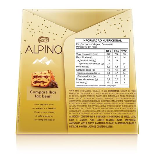 Panettone ALPINO Chocolate 500g - Imagem em destaque