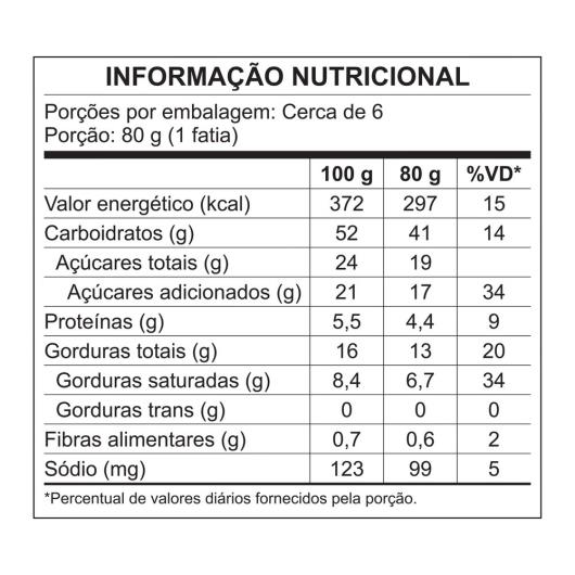 Panettone ALPINO Chocolate 500g - Imagem em destaque