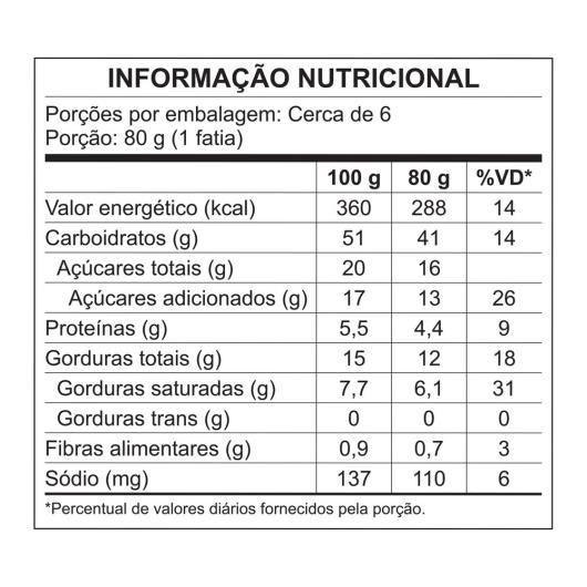 Panettone CLASSIC Nestlé Trufado 500g - Imagem em destaque