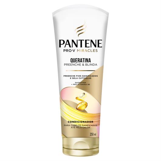 Condicionador Pantene Queratina Preenche & Blinda Bisnaga 250ml - Imagem em destaque