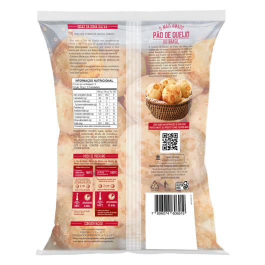 Pão de Queijo Para Air Fryer Pré-Assado Congelado Forno de Minas Receita Caseira Pacote 400g - Imagem em destaque