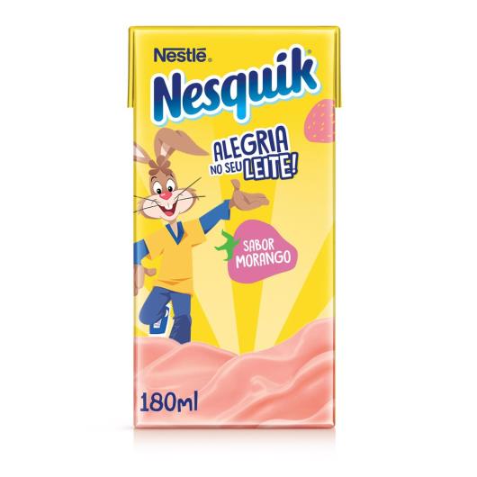 Bebida Láctea UHT Morango Nesquik Caixa 180ml - Imagem em destaque