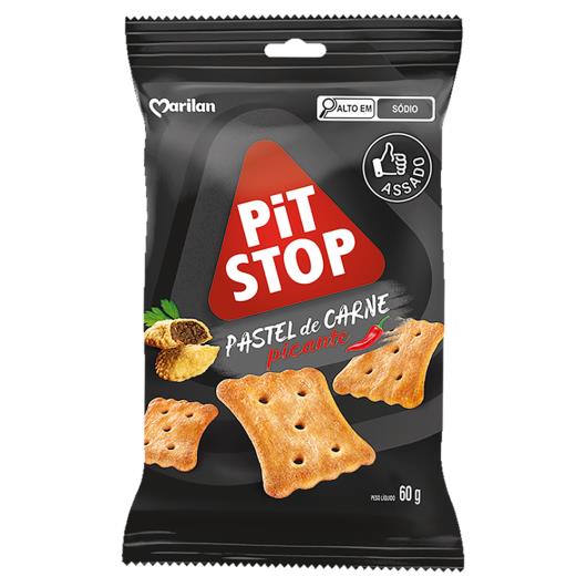 Biscoito Pastel Carne Picante Marilan Pit Stop Pacote 60g - Imagem em destaque