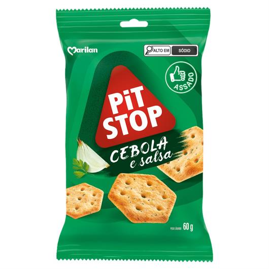 Biscoito Cebola e Salsa Marilan Pit Stop Pacote 60g - Imagem em destaque