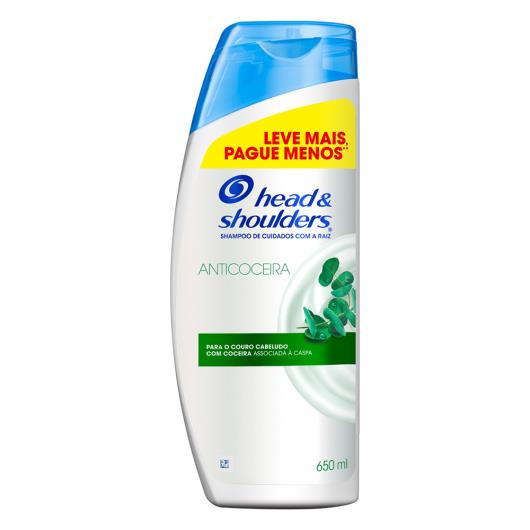 Shampoo Anticaspa Head & Shoulders Anticoceira Frasco 650ml Leve Mais Pague Menos - Imagem em destaque