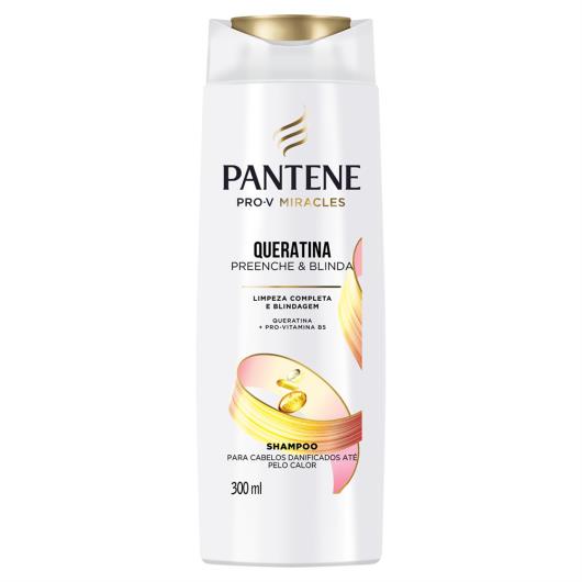 Shampoo Pantene Queratina Preenche & Blinda Frasco 300ml - Imagem em destaque