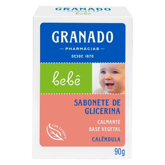 Sabonete Barra de Glicerina Calêndula Granado Bebê Caixa 90g - Imagem em destaque