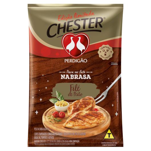 Filé de Peito de Frango Congelado Temperado Perdigão Chester na Brasa 1,4kg - Imagem em destaque