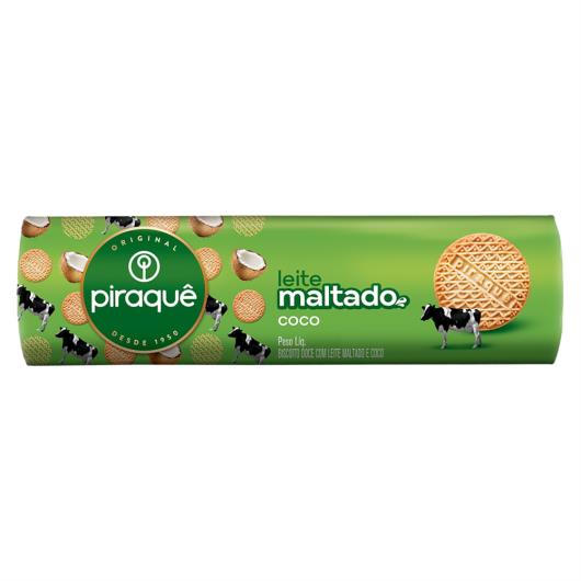 Biscoito Leite Maltado e Coco Piraquê Pacote 132g - Imagem em destaque