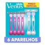 Kit 4 Aparelhos Descartáveis para Depilar Suave + 2 Íntima Gillette Venus