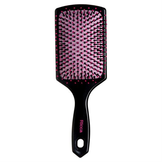 Escova para Cabelo Preta Ricca Basic Racket - Imagem em destaque