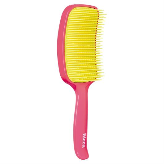 Escova para Cabelo Raquete Pink Ricca Flex - Imagem em destaque