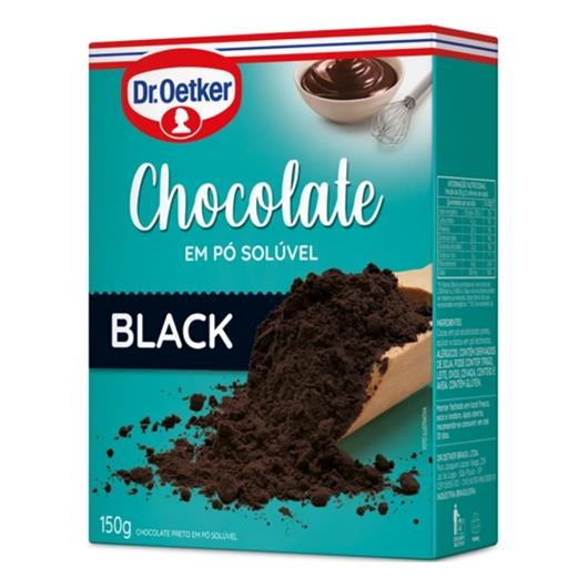 Chocolate Em Pó Solúvel Dr.Oetker Black 150g - Imagem em destaque