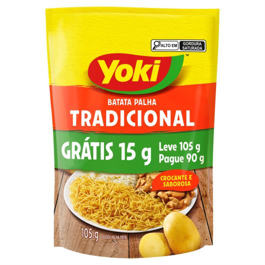 Batata Palha Tradicional Yoki Sachê Leve 105g Pague 90g - Imagem em destaque