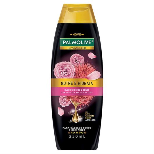 Shampoo Palmolive Luminous Oils Nutre e Hidrata Frasco 350ml - Imagem em destaque