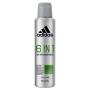Antitranspirante Aerossol 6 in 1 Adidas 150ml Spray