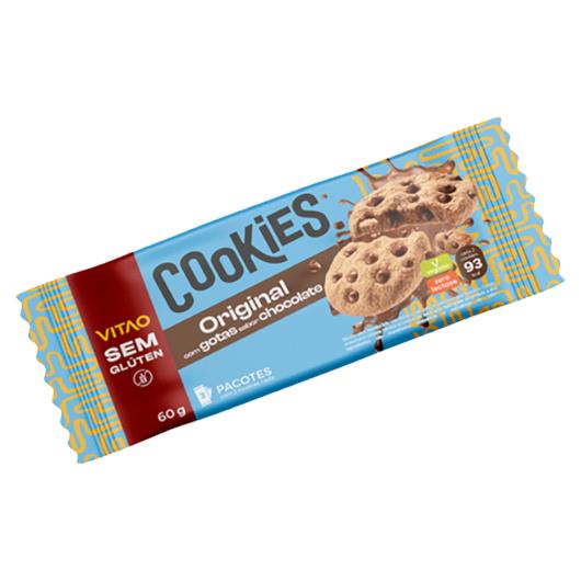 Cookies Vitao Original com Gotas de Chocolate Sem Glúten 60g - Imagem em destaque