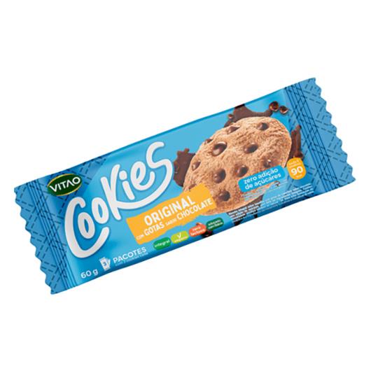 Cookies Vitao Original com Gotas de Chocolate Zero Adição de Açúcares 60g - Imagem em destaque