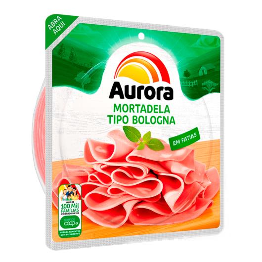 Mortadela Tipo Bologna Fatiada Aurora 180g - Imagem em destaque